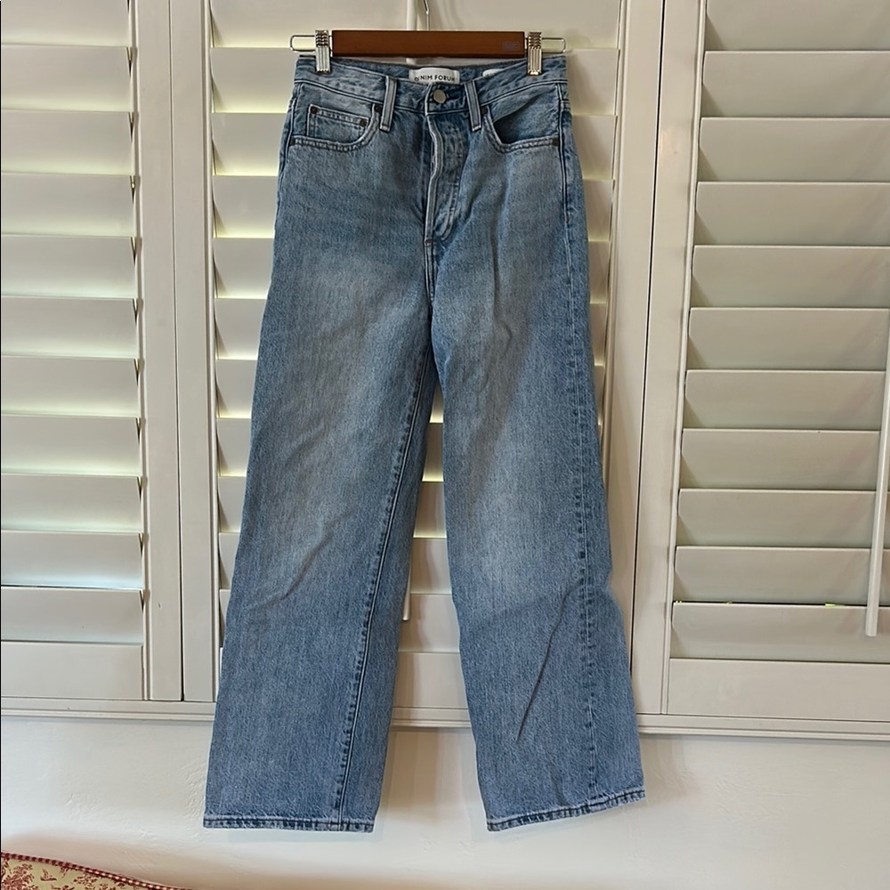 Denim Forum | The Farrah High Rise Wide Leg